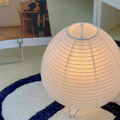 Sabi Paper Table Lamp with Tripod Base