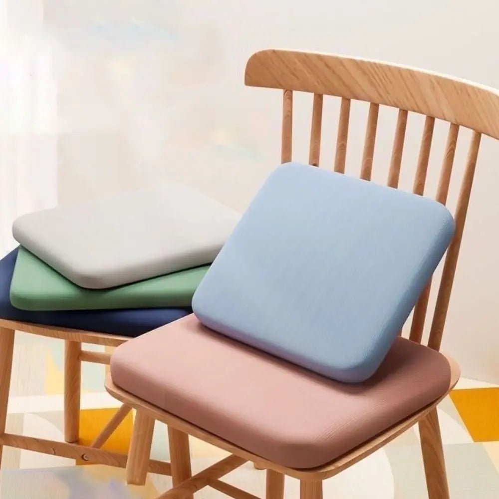 Seat Cushion with Non-Slip Base and Removable Cover for Chair and Car