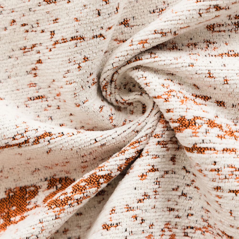 Sofa Cover Throw with Fringe Trim and Abstract Texture Pattern