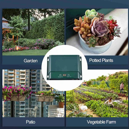 Solar Drip Irrigation Kit with Digital Timer Controller and Solar Panel