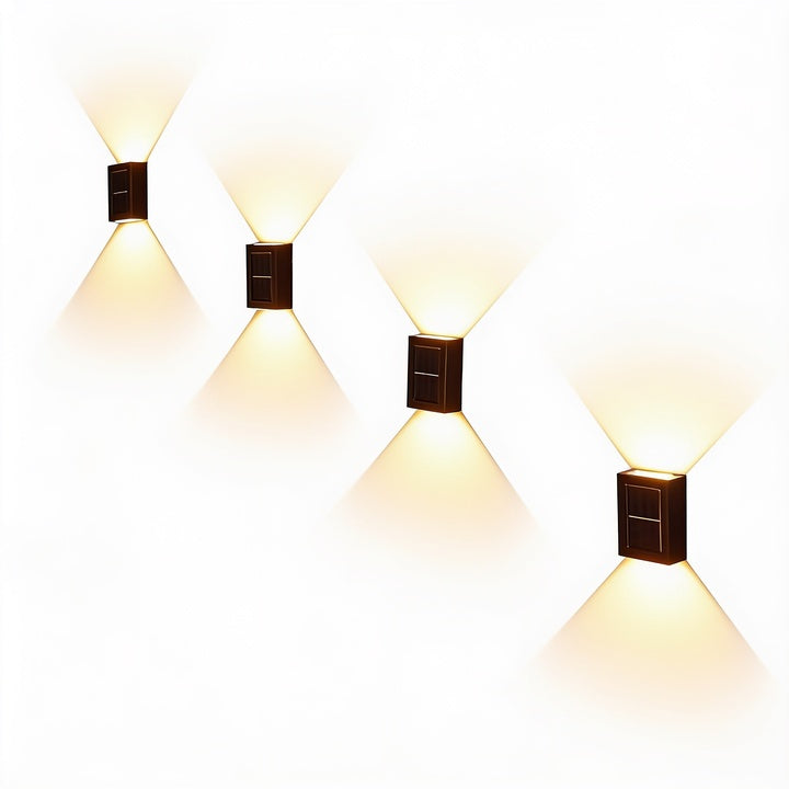 Solar LED Wall Lamp with Up and Down Light