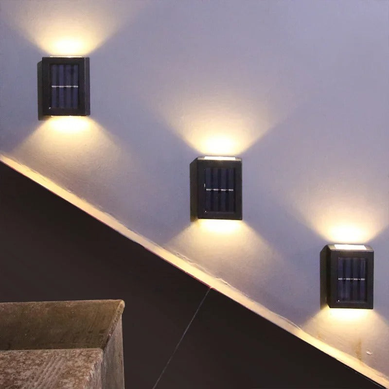 Solar LED Wall Lamp with Up and Down Light