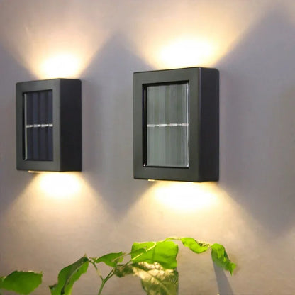 Solar LED Wall Lamp with Up and Down Light