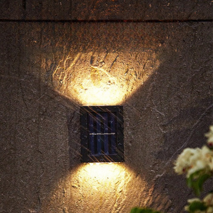 Solar LED Wall Lamp with Up and Down Light