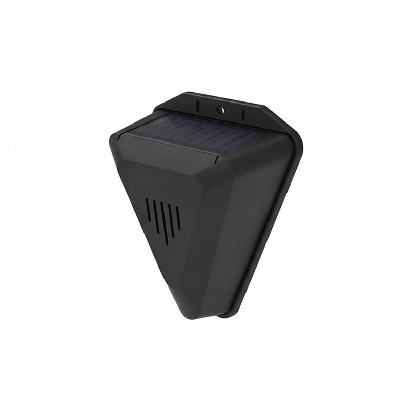 Solar Outdoor Bird Repeller with Compact Triangular Housing