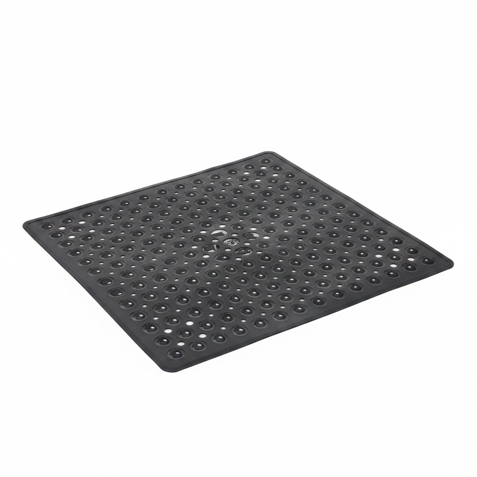 Square Shower Mat Non-Slip with Suction Cups and Quick Drain