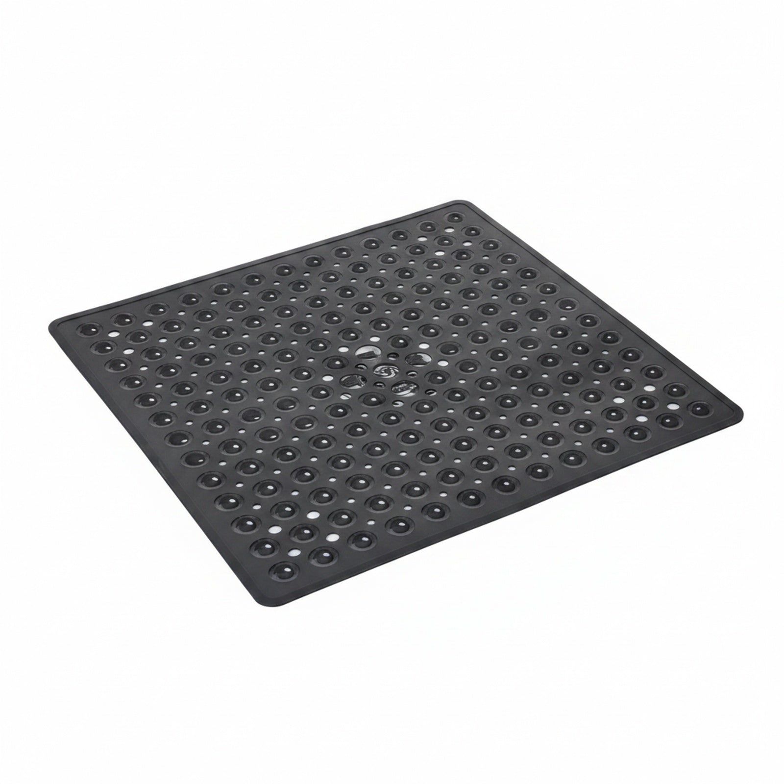 Square Shower Mat Non-Slip with Suction Cups and Quick Drainage