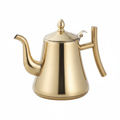 Stovetop Tea Kettle with Gooseneck Spout and Built-In Filter for Induction and Gas