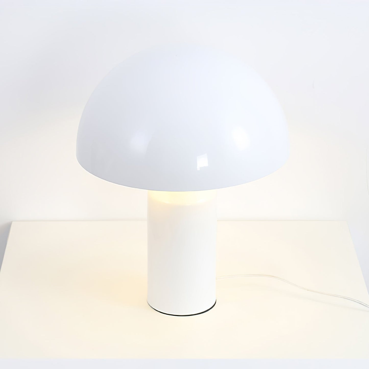 Table Lamp Modern Dome Shape with Plug-In Cord and Inline Switch