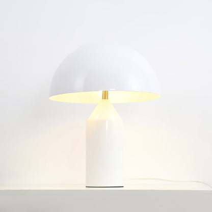 Table Lamp Modern Dome Shape with Plug-In Cord and Inline Switch