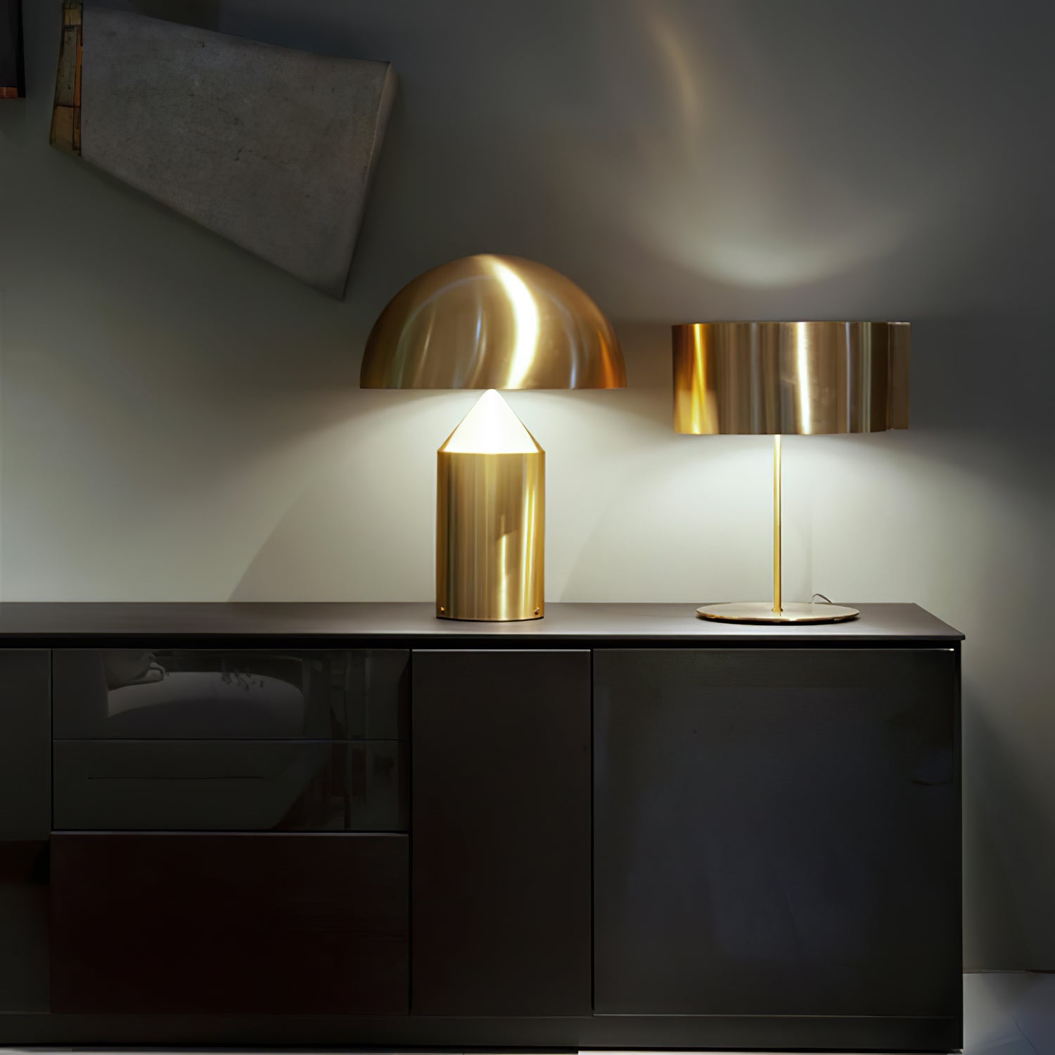 Table Lamp Modern Dome Shape with Plug-In Cord and Inline Switch