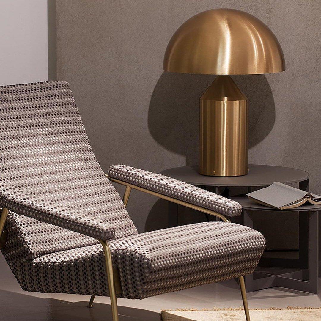 Table Lamp Modern Dome Shape with Plug-In Cord and Inline Switch