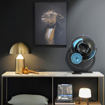 Table Lamp Modern Dome Shape with Plug-In Cord and Inline Switch