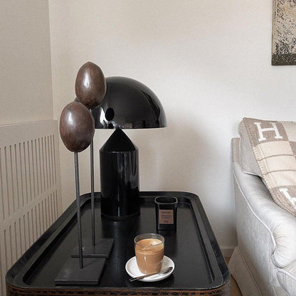Table Lamp Modern Dome Shape with Plug-In Cord and Inline Switch