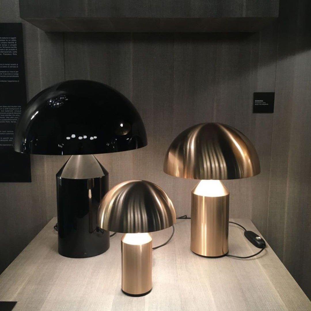 Table Lamp Modern Dome Shape with Plug-In Cord and Inline Switch