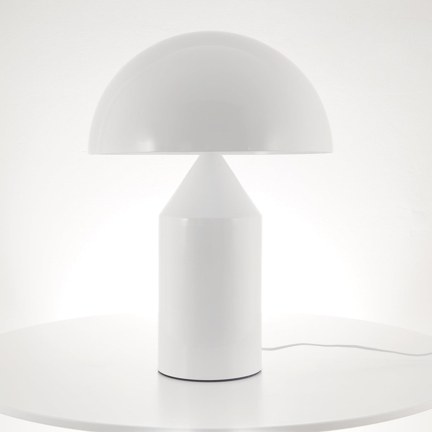 Table Lamp Modern Dome Shape with Plug-In Cord and Inline Switch