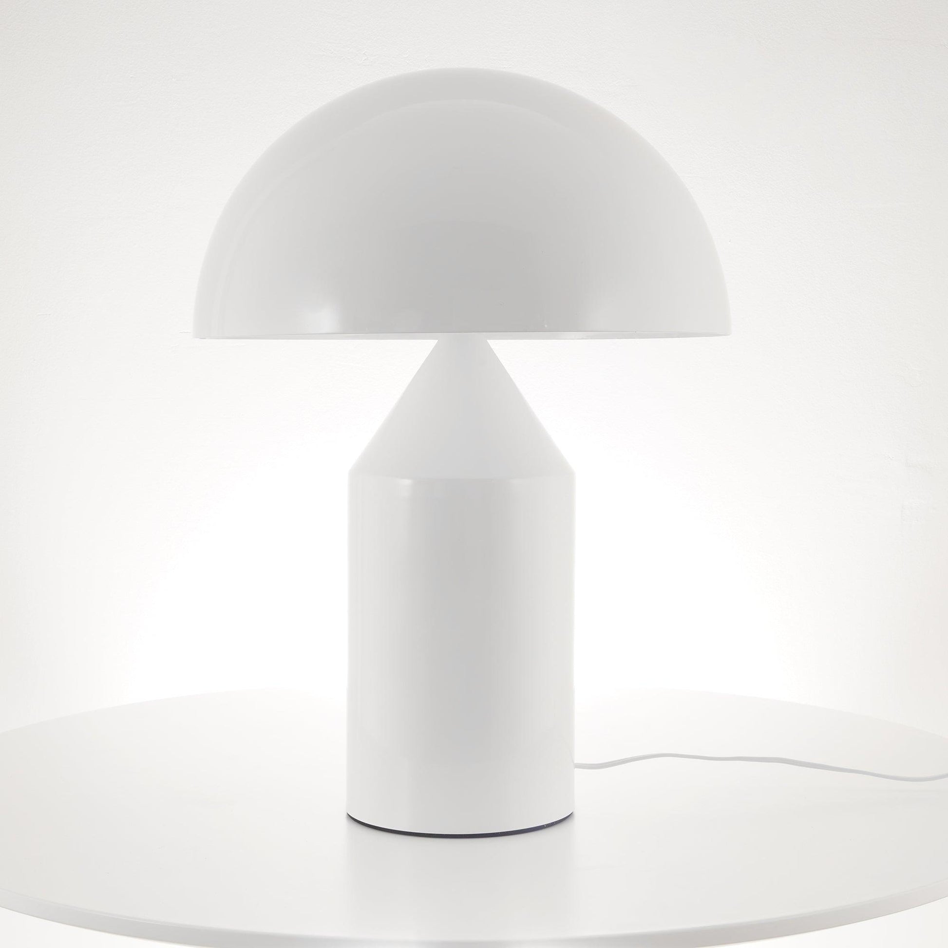 Table Lamp Modern Dome Shape with Plug-In Cord and Inline Switch