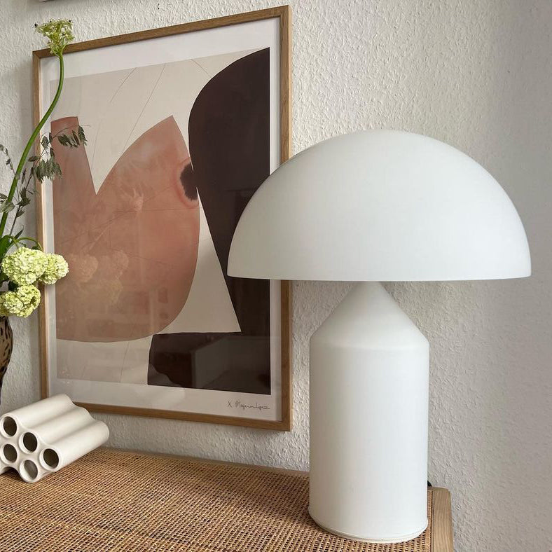 Table Lamp Modern Dome Shape with Plug-In Cord and Inline Switch