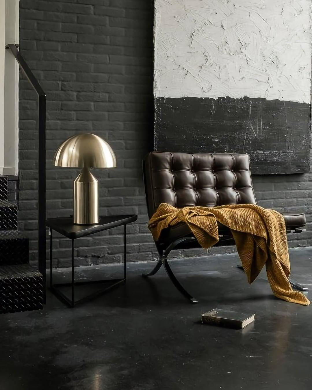 Table Lamp Modern Dome Shape with Plug-In Cord and Inline Switch