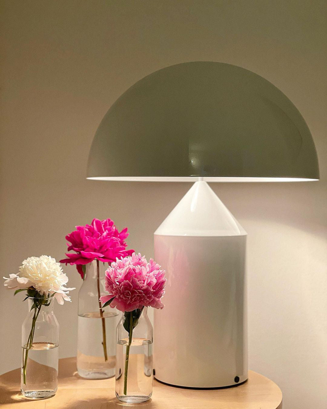 Table Lamp Modern Dome Shape with Plug-In Cord and Inline Switch