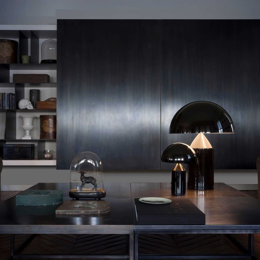Table Lamp Modern Dome Shape with Plug-In Cord and Inline Switch