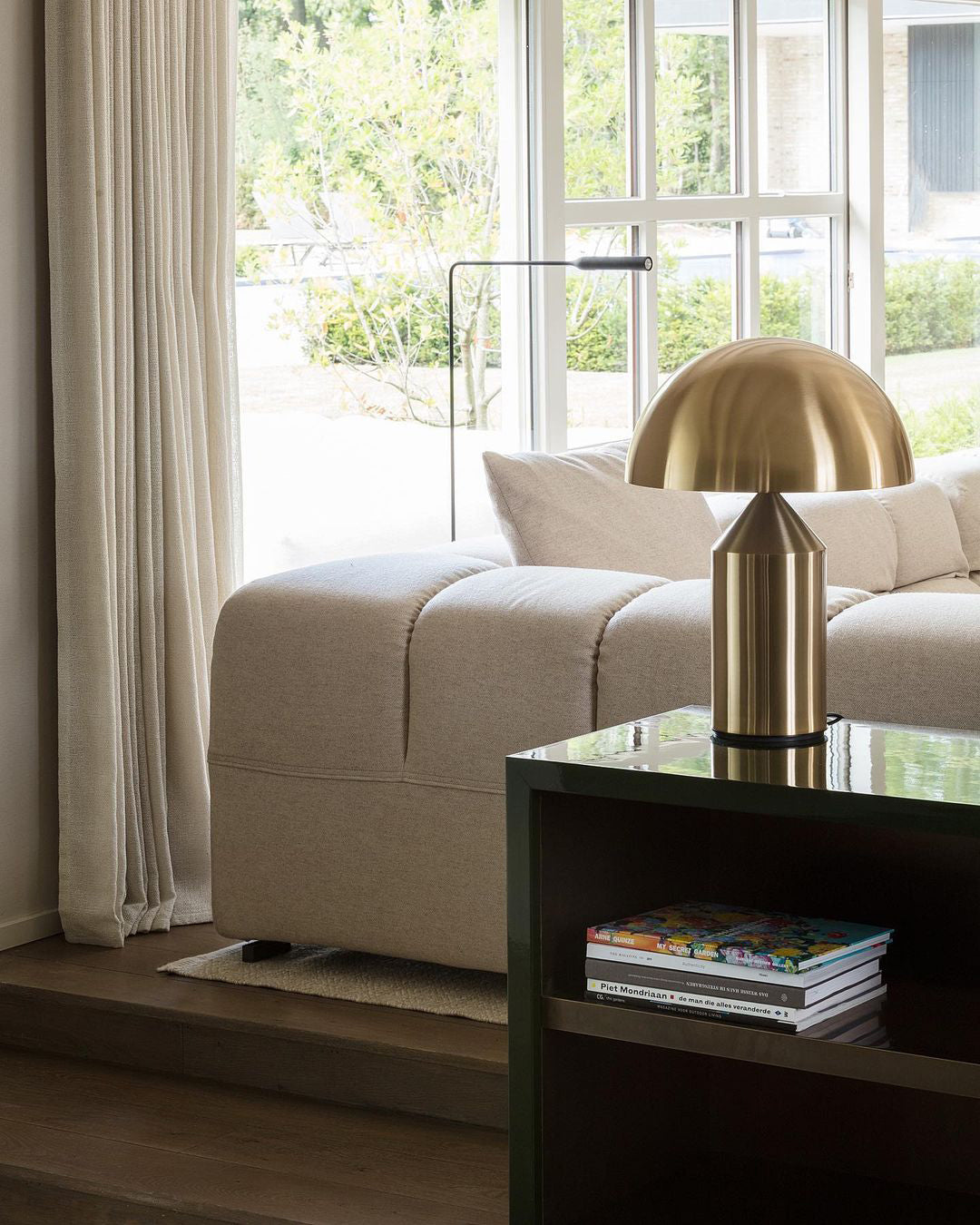 Table Lamp Modern Dome Shape with Plug-In Cord and Inline Switch
