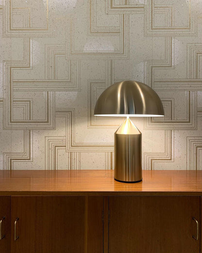 Table Lamp Modern Dome Shape with Plug-In Cord and Inline Switch