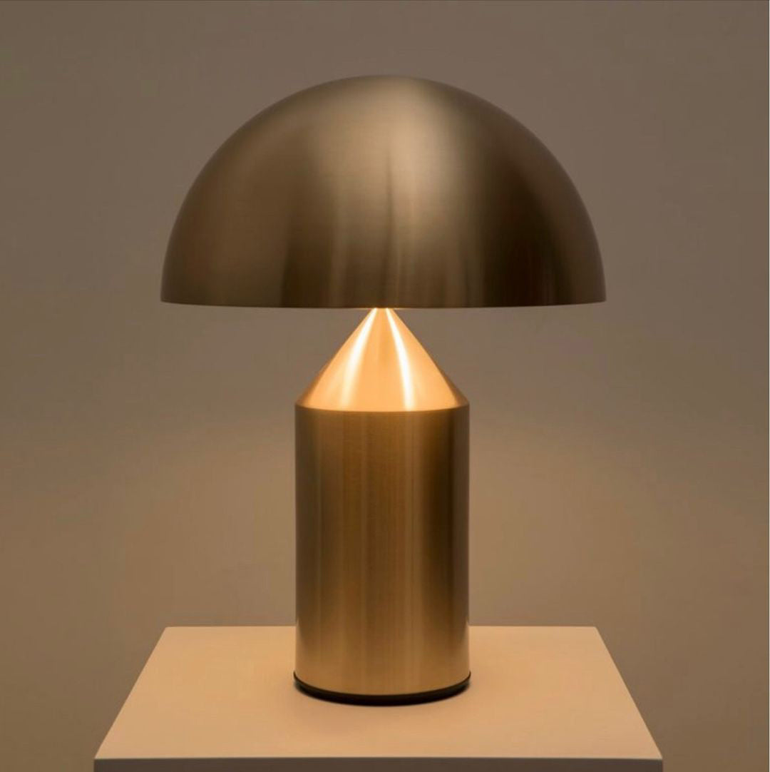 Table Lamp Modern Dome Shape with Plug-In Cord and Inline Switch