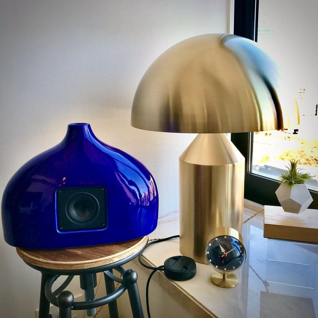 Table Lamp Modern Dome Shape with Plug-In Cord and Inline Switch