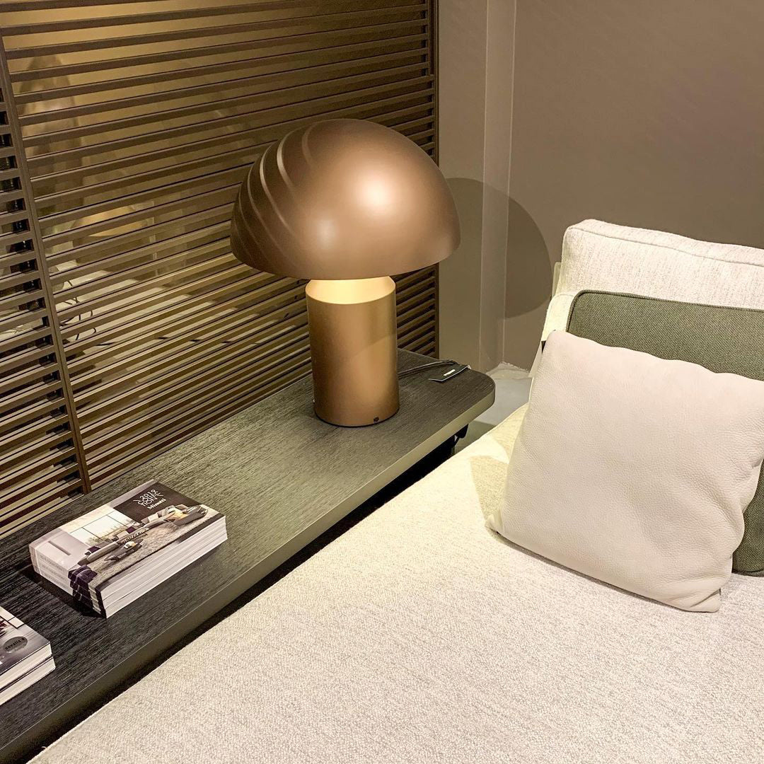 Table Lamp Modern Dome Shape with Plug-In Cord and Inline Switch ##POS:65##