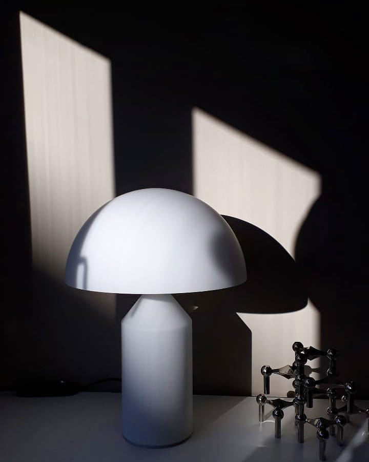 Table Lamp Modern Dome Shape with Plug-In Cord and Inline Switch