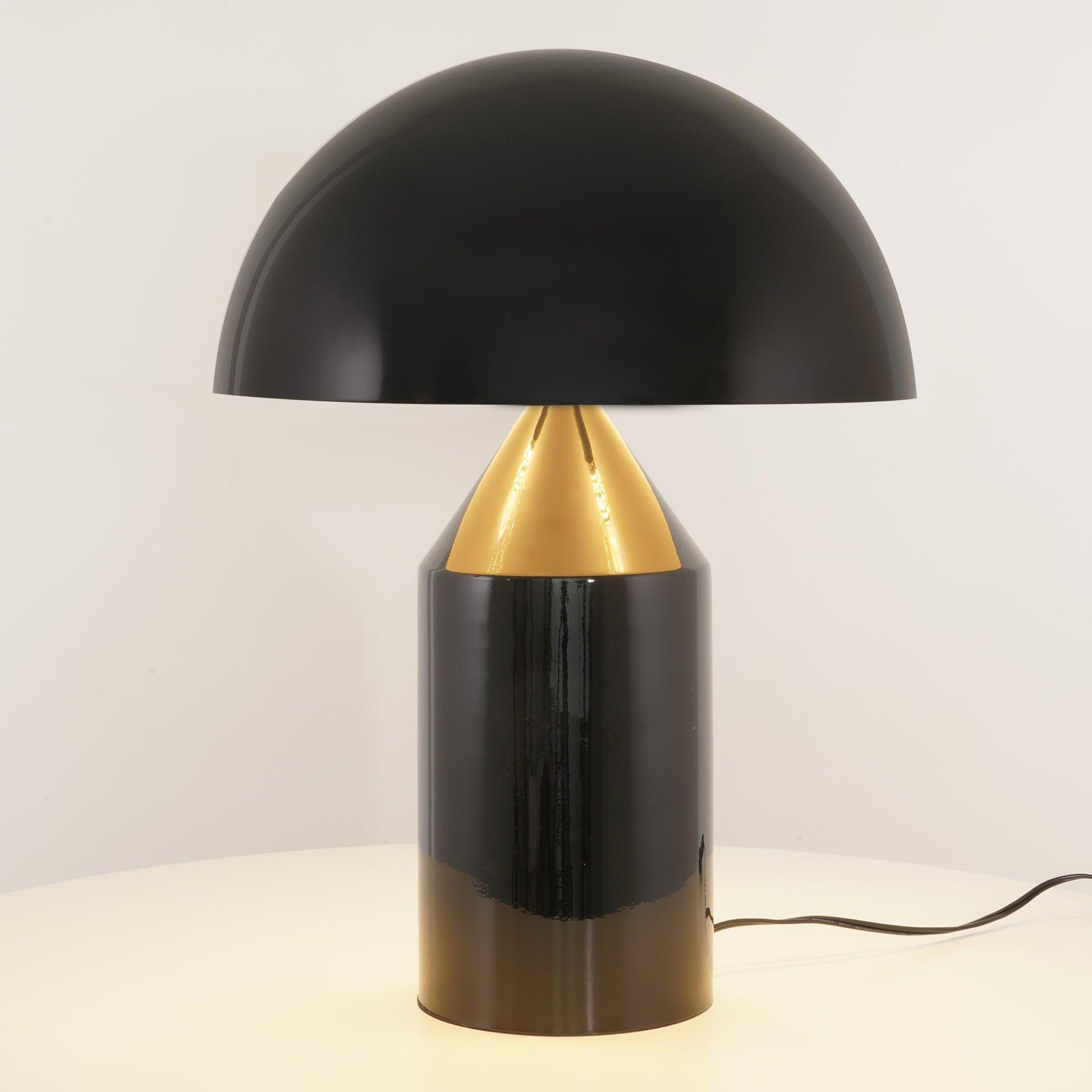 Table Lamp Modern Dome Shape with Plug-In Cord and Inline Switch