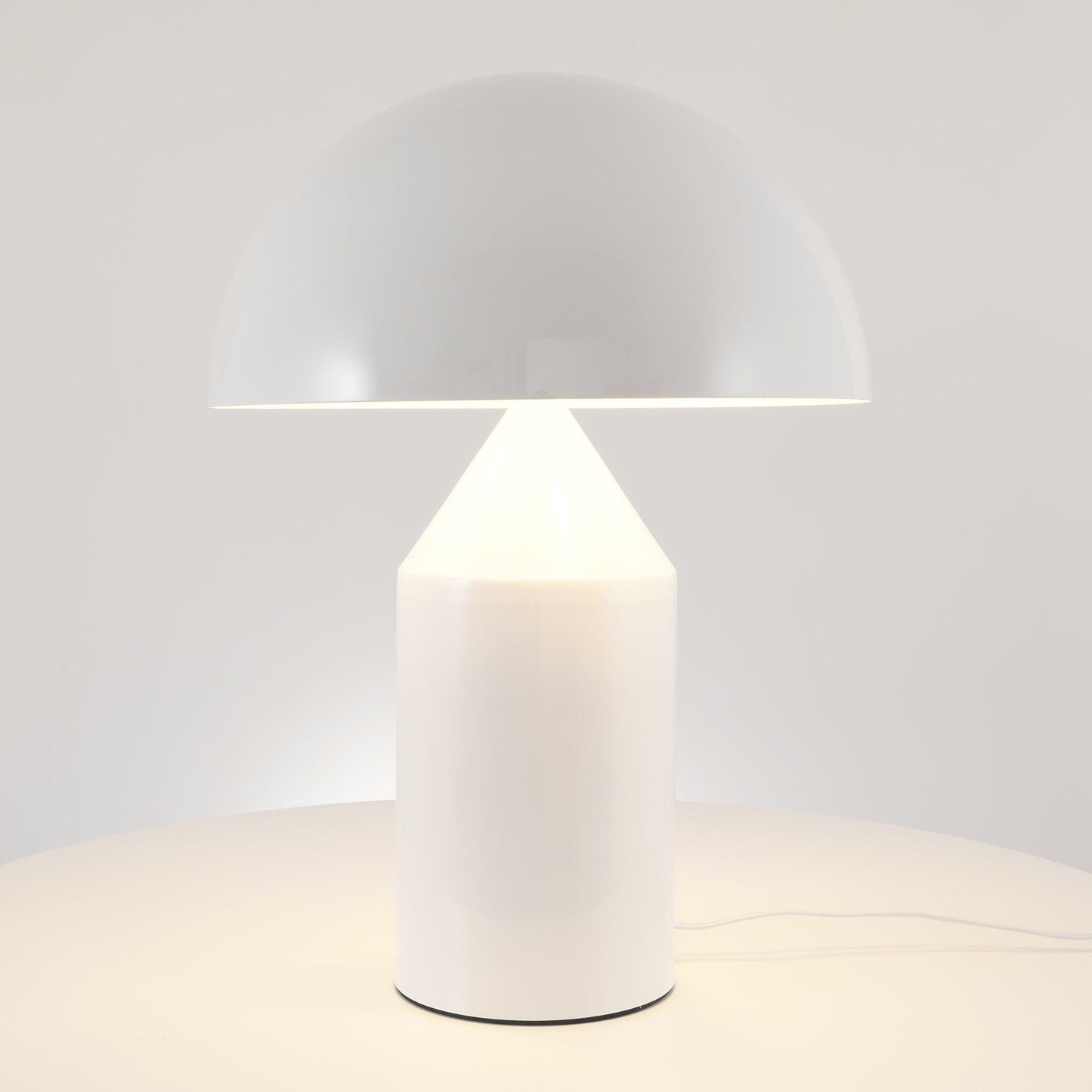 Table Lamp Modern Dome Shape with Plug-In Cord and Inline Switch