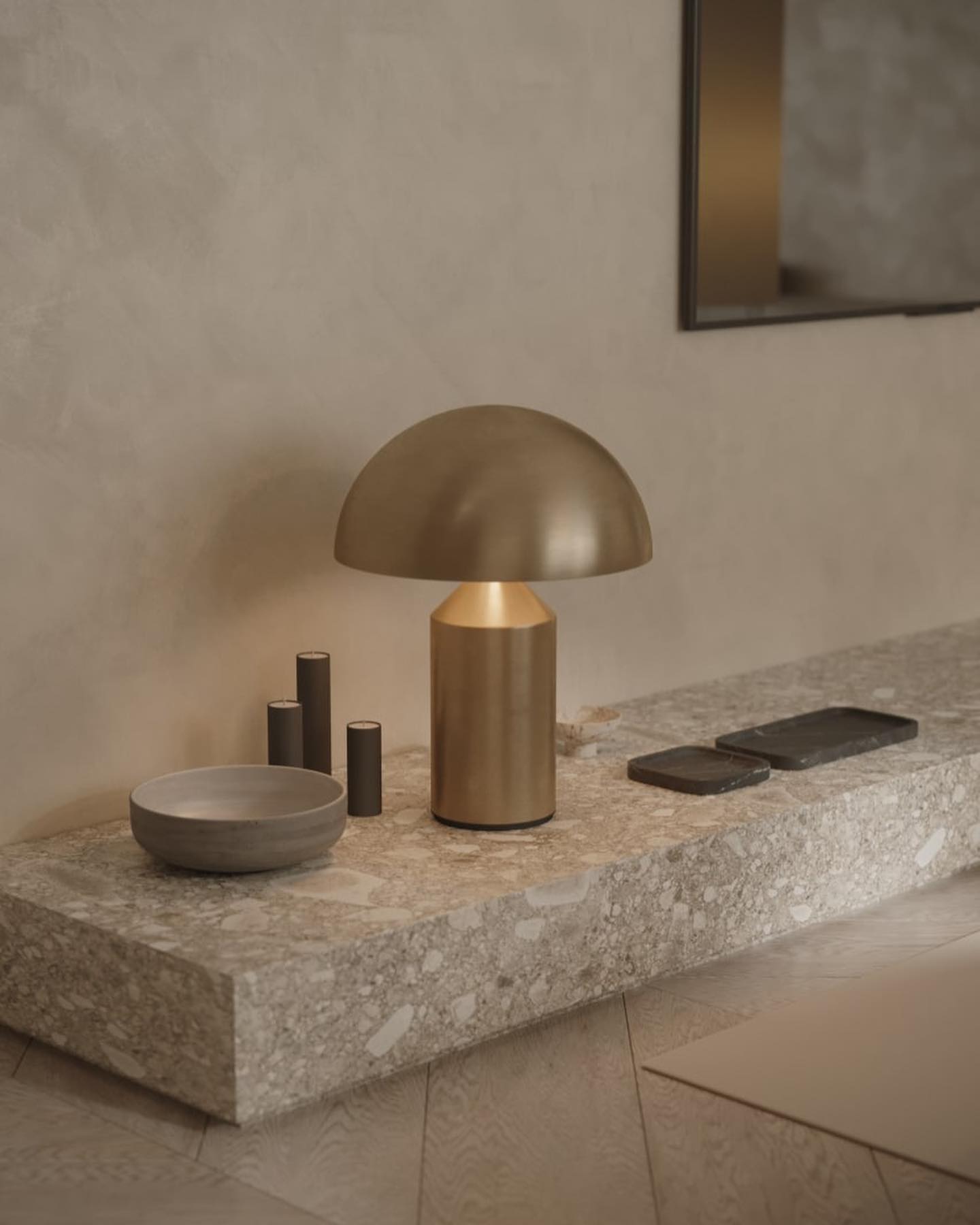 Table Lamp Modern Dome Shape with Plug-In Cord and Inline Switch
