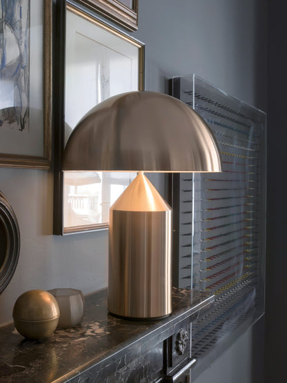 Table Lamp Modern Dome Shape with Plug-In Cord and Inline Switch ##POS:89##