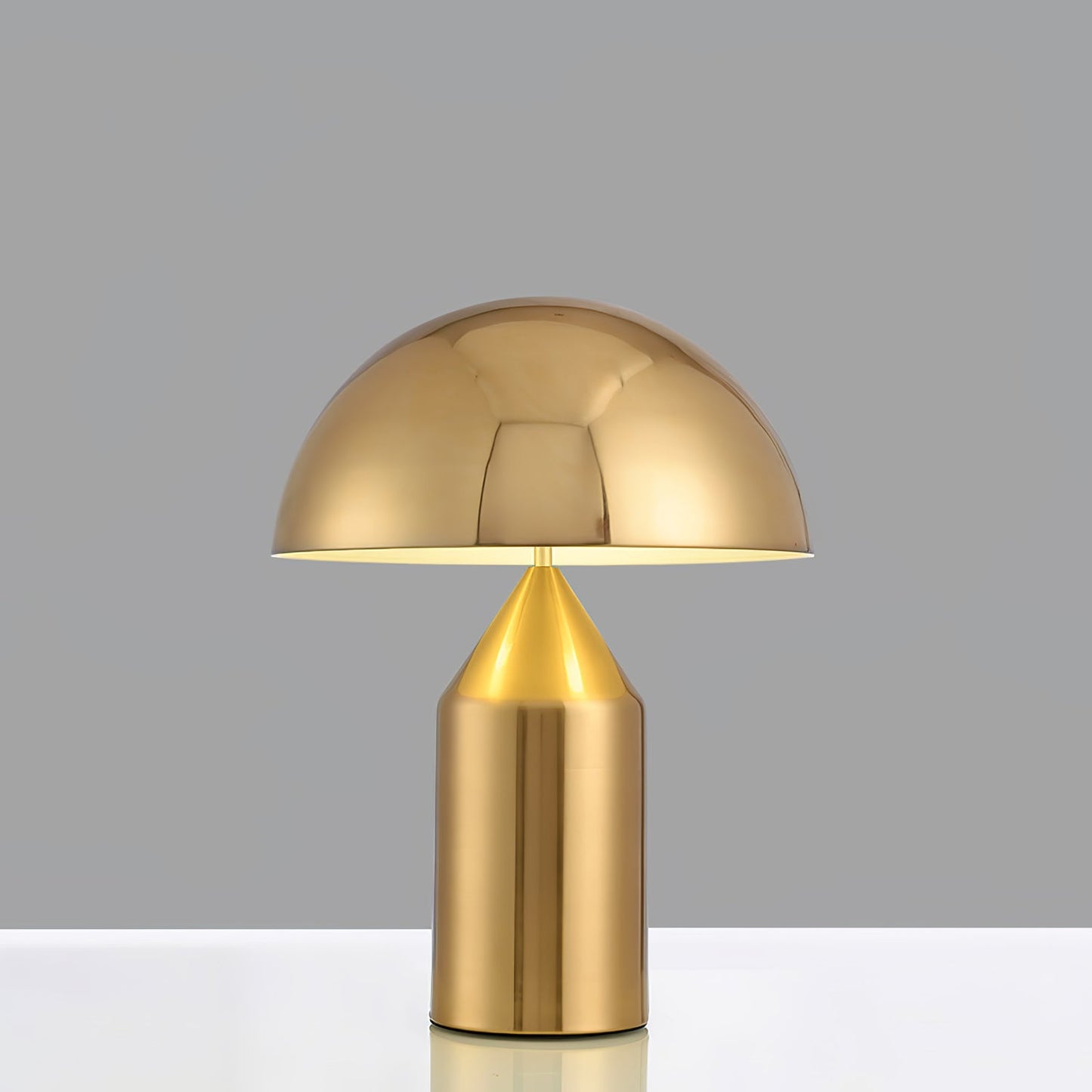 Table Lamp Modern Dome Shape with Plug-In Cord and Inline Switch