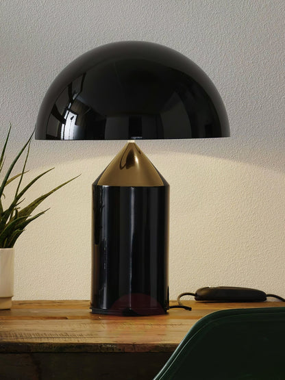 Table Lamp Modern Dome Shape with Plug-In Cord and Inline Switch