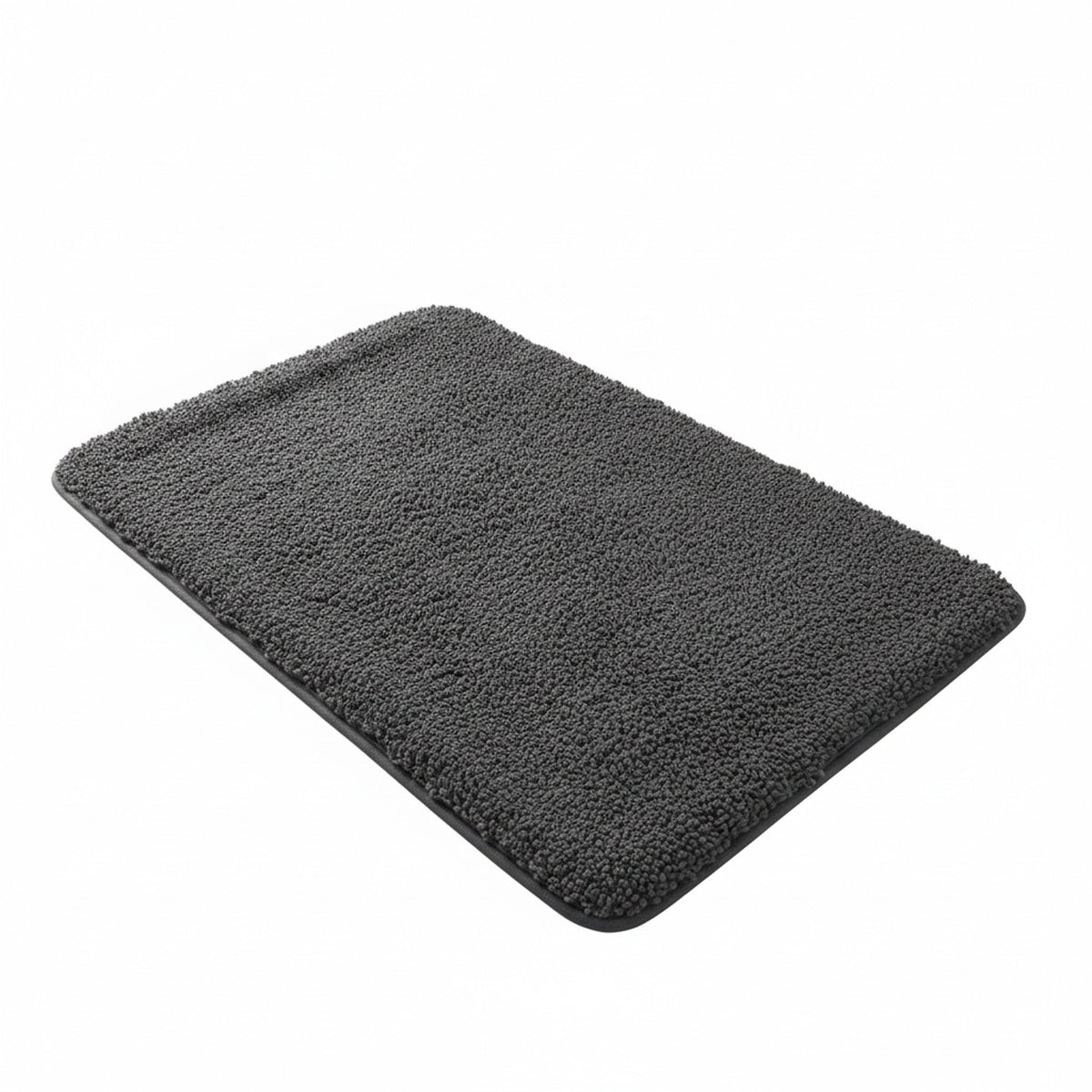 Thick Chenille Bath Mat with Anti-Slip Bottom