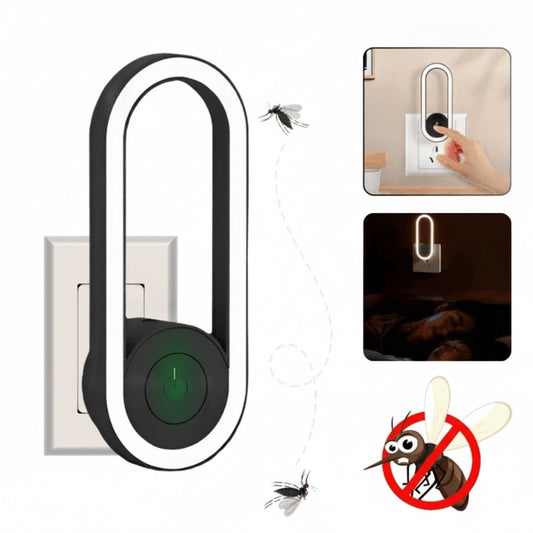 Ultrasonic Mosquito Repeller with Oval LED Light Ring