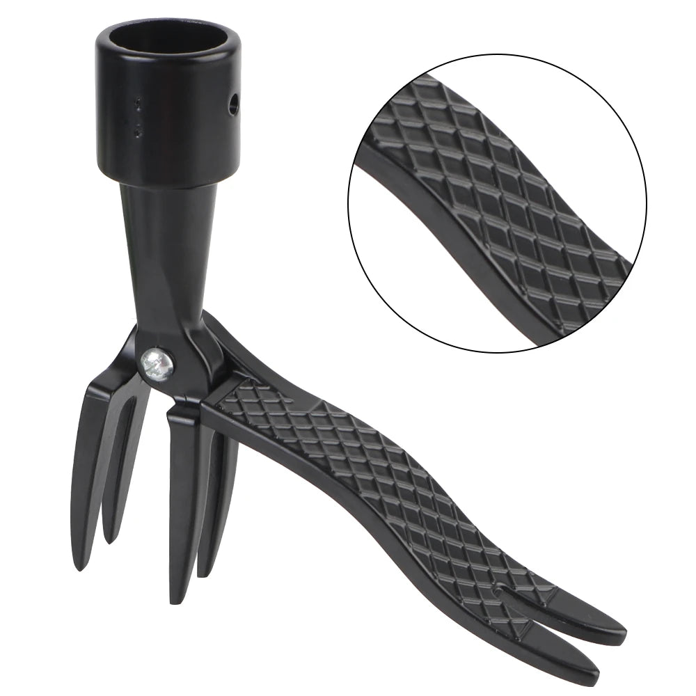 Upright Weed Remover with Root Removal Claws