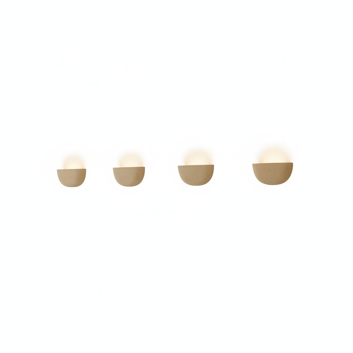 Wall Lamp Minimalist Travertine Stone Sconce with Upward Indirect Light