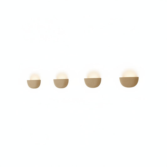 Wall Lamp Minimalist Travertine Stone Sconce with Upward Indirect Light