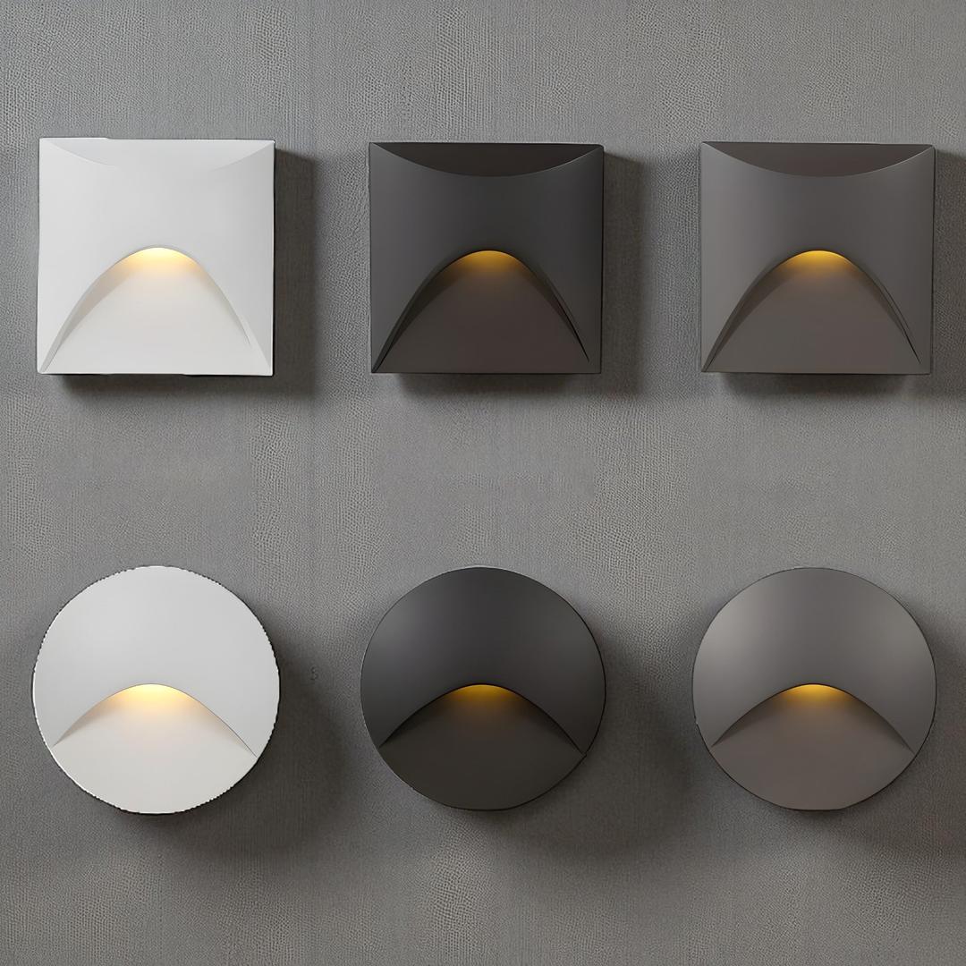 Wall Lamp Minimalist with Motion Sensor and Integrated LED, IP65 Indoor and Outdoor
