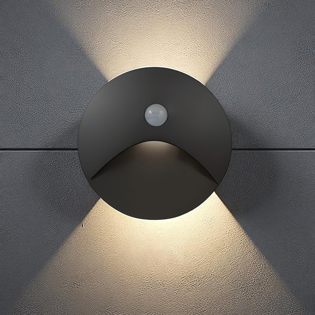 Wall Lamp Minimalist with Motion Sensor and Integrated LED, IP65 Indoor and Outdoor