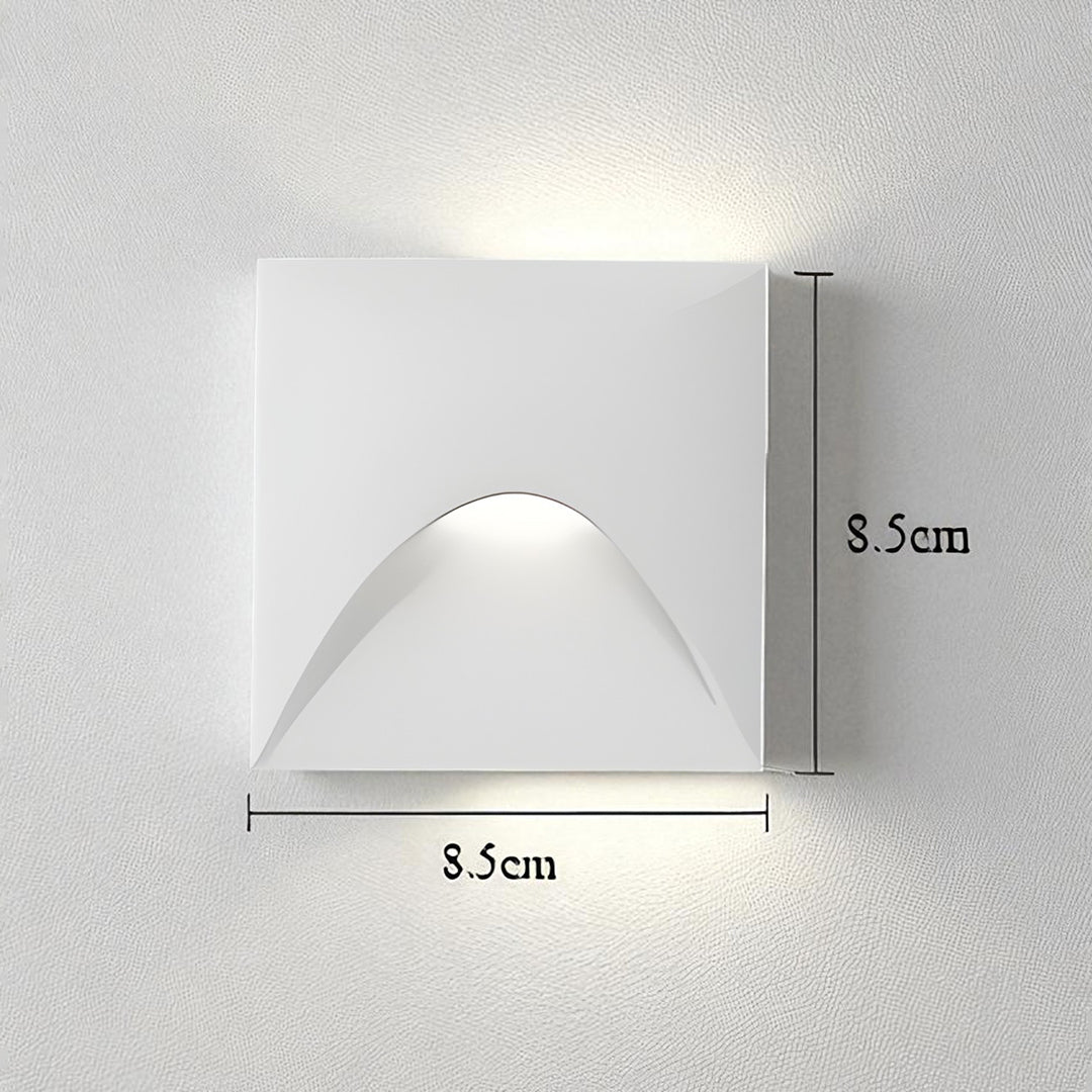 Wall Lamp Minimalist with Motion Sensor and Integrated LED, IP65 Indoor and Outdoor