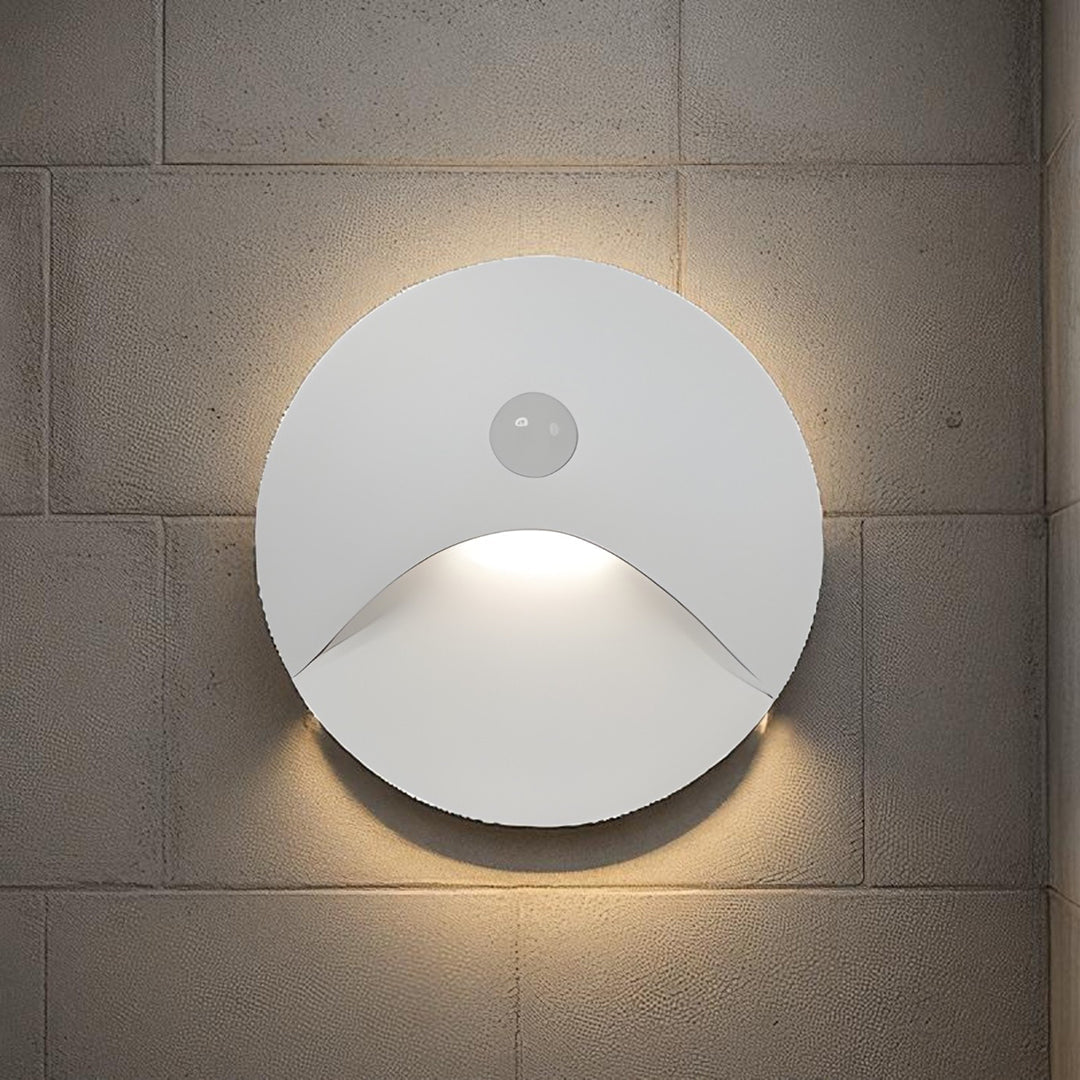 Wall Lamp Minimalist with Motion Sensor and Integrated LED, IP65 Indoor and Outdoor