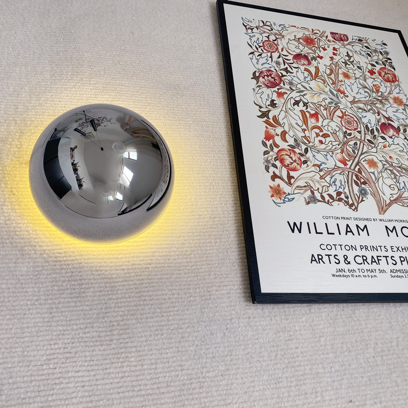Wall Lamp Modern Minimalist with Solar Eclipse Effect and Integrated LED