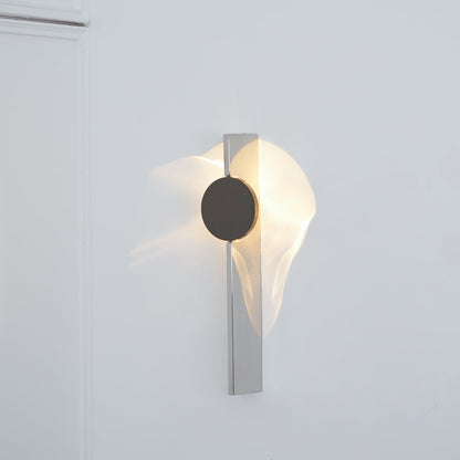 Wall Lamp Modern with Round Shade and Dramatic Light Shadow Effect