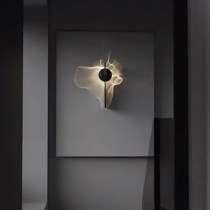 Wall Lamp Modern with Round Shade and Dramatic Light Shadow Effect