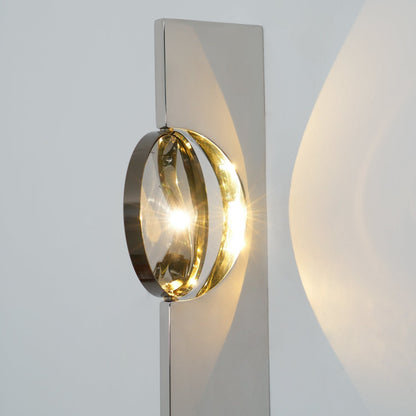 Wall Lamp Modern with Round Shade and Dramatic Light Shadow Effect